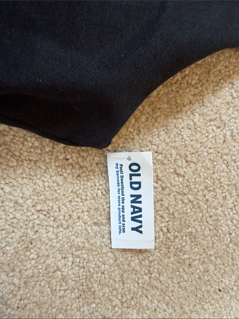 Old Navy Charcoal High-Neck Cropped Tank Top - Picture 3 of 3